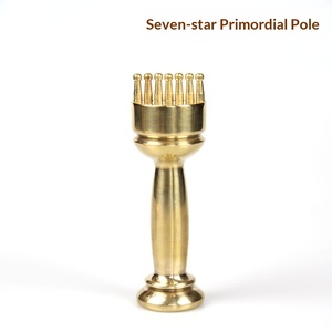 Aiguille de <span class=keywords><strong>massage</strong></span> Chu Needle Tai Chi en cuivre massif Li Zhongyu, fonction musicale, pour <span class=keywords><strong>le</strong></span> cou et <span class=keywords><strong>le</strong></span> dos, avec sac - Product Image 2