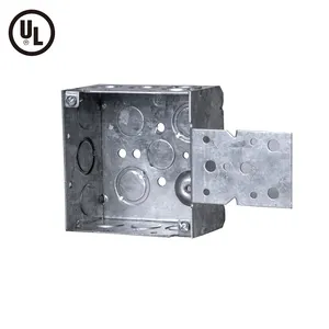 1.6Mm Galvanized Steel Square 4*4 2-1/8 Back Junction Box Electrical