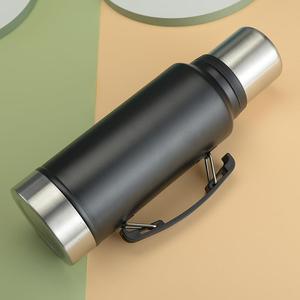 Vesub Portable Outdoor High Capacity Stainless Steel Coffee <strong>Thermos</strong> With Handle - Product Image 3