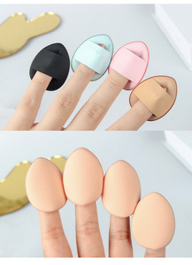 Thumb puff mini finger puff pineapple pie <b>cushion</b> puff no powder beauty egg cotton <b>pad</b> wet and dry - Product Image 4