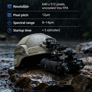กล้องส่องทางไกลถ่ายภาพความร้อน WOLF6H 640x512 50Hz แบบติดศีรษะ สำหรับการล่าสัตว์และสังเกตการณ์สัตว์ป่า WOLF6H แบบติดศีรษะ - Product Image 6