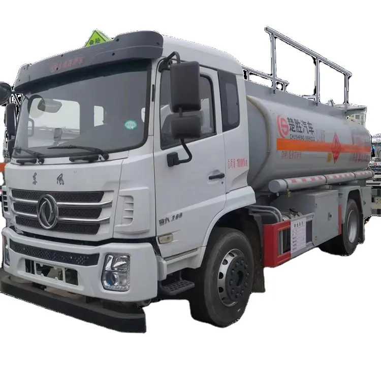 優先価格東風4X2LHD RHD 12900リットルディーゼル/ガソリン配送タンカー燃料トラック移動式タンカー燃料補給トラック