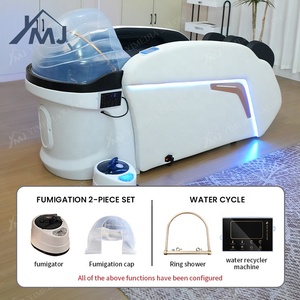 Lit de lavage électrique massant pour salon de coiffure coréen, lit de spa thaïlandais pour soins capillaires - Product Image 4