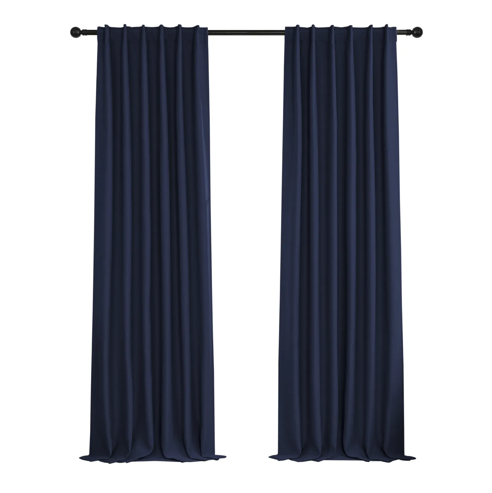 Gray Blackout Curtains   Drapes for Bedroom - Thermal Curtains Grommet Noise Reducing Room Darkening for Living Room