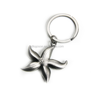 Custom Beach Souvenirs Sea Life Animals Keychain Metal Dolphin Shark Whale Shape <strong>Key</strong> <strong>Chains</strong> - Product Image 5