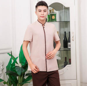 Uniforme de Trabajo Resistente a Manchas y Aceite para Personal de Limpieza de Cafeterías, Restaurantes y Casas de Huéspedes, Modelo A02, para Hombre y <span class=keywords><strong>Mujer</strong></span> - Product Image 3