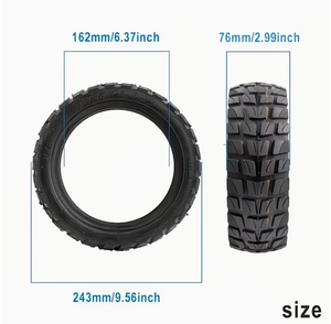 Neumático Todoterreno para Scooter Eléctrico 10x2.75-6.5, Sin Cámara, Resistente a <span class=keywords><strong>Pinchazos</strong></span>, de Goma Gruesa Antideslizante, Rueda de Repuesto con Válvula PVR50 - Product Image 2