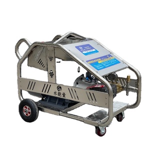 Nettoyeur haute pression électrique personnalisable 37 kW 600 bars 7,9 GPM pour l'élimination de la rouille, de la peinture et des incrustations d'eau froide, <span class=keywords><strong>nettoyage</strong></span> d'équipements lourds - Product Image 1