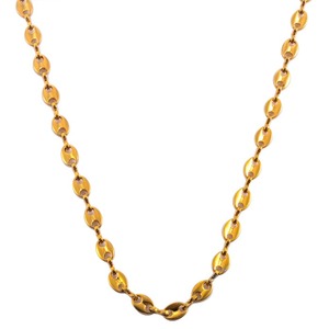 Colliers et bracelets en acier inoxydable 5 mm 4,5 mm, chaînes grain de café, couleur <span class=keywords><strong>or</strong></span> et argent, style punk hip-hop, bijoux de mode - Product Image 4