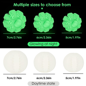 Pilsiz Parlayan Köpek Ödül Topu - Orta ve Büyük Boy Köpekler için 6 cm Atıştırmalık Dağıtıcı Diş Bakım Oyuncağı - Product Image 2