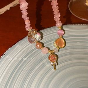 Candy Imitation Natural Jade Beads <b>Bracelet</b> for Women Round <b>Beaded</b> Sweet Lollipop Pendant Handmade Crystal <b>Bracelet</b> for Women - Product Image 4