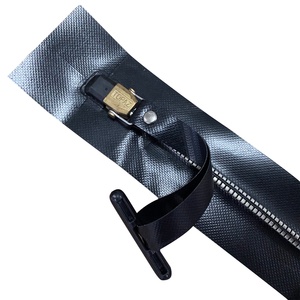 Fire-retardant Heavy Duty PVC Airtight Zipper Waterproof Zipper Customized Length