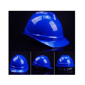 사용자 정의 로고 야외 하드 모자 ABS 건설 팀 안전 헬멧 환기 구멍 조정 가능한 파란색 빨간색 흰색 노란색 보호 - Product Image 2