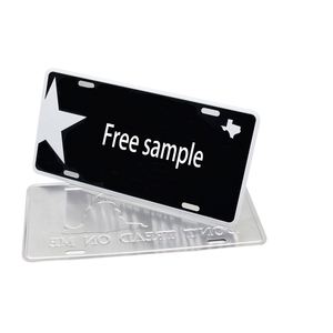 Nouveau produit : plaque d'immatriculation de voiture en aluminium imprimée, personnalisable, haute qualité, prix abordable - Product Image 4