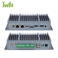 Mini PC Industrial Sin Ventilador con Diseño Profesional, 4 Núcleos RK3588, NPU de 6 TOPS, Cortex A76 A55, 4G+32G Emmc, 8K, 2xCOM, NPU de 6 TOPS