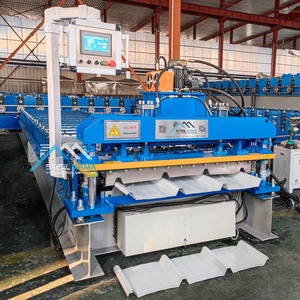 Perú Popular Full Automatic Color Steel TR4 Trapezoidal Roofing Sheet Roll Forming Machine - Product Image 2