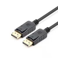 Câble coaxial DP vers DP nickelé mâle-mâle de 2 m, 4K 60 Hz, pour projecteur et microphone, fabricant depuis 20 ans