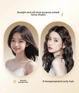 Plancha y Rizador de Pelo Eléctrico Inalámbrico 2 en 1, Plancha de Cerámica Profesional para Alisar el Cabello - Product Image 5