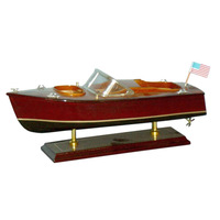 Modèles de yachts et de bateaux rapides exquis de 25 cm, objets de collection de haute qualité avec des offres imbattables, modèle de bateau rapide en bois Riva