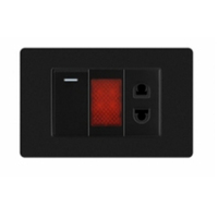 Vente en gros Universal Power 1 Gang 1 voie + prise double 3 pôles Interrupteurs et prises électriques muraux