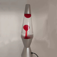 Lampe de table LED avec base en métal, lampes à cire, lampes à lave volcanique, lampes LED décoratives créatives, lampes méduses, décoration de chambre à coucher