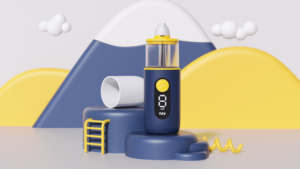 Venta directa de fábrica de irrigador nasal eléctrico Irrigador nasal para niños reutilizable y portátil - Product Image 2