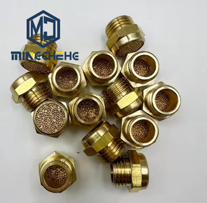 ตัวเก็บเสียงลมอุตสาหกรรม AMTE-M-H-G12 เกลียว G1/2 ตัวลดเสียงโลหะสำหรับระบบอัตโนมัติของเครื่องอัดอากาศ - Product Image 1