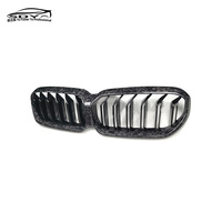 Grille de pare-chocs avant à double lamelles en carbone forgé G30 F90 M5 LCI pour BMW Série 5 G30 F90 LCI