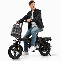 Vélo électrique pliable pour adultes, moteur 250W, norme CE EN15194 DOC, vitesse maximale 25 km/h, batterie lithium 48V 12Ah, version cadre rigide