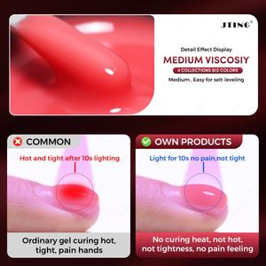 JTING - Gel Constructor de Uñas en 12 Colores, 4 Colecciones, Gel Constructor Brillante para Uñas, Sin Hema ni TPO, Caja de Esmalte de Uñas en Gel Personalizada OEM - Product Image 5