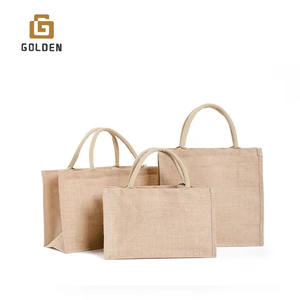 Vente en gros d'or Yute naturel Shopping toile de <span class=keywords><strong>jute</strong></span> fourre-tout sacs fourre-tout en <span class=keywords><strong>jute</strong></span> avec bouton sacs en <span class=keywords><strong>jute</strong></span> au Nigeria - Product Image 5