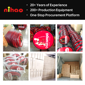 กล่องไฟหมุนได้สองด้าน NIHAO รูปทรงกลม ประหยัดพลังงาน กล่องไฟทรงกลมแบบกำหนดเองสำหรับร้านกาแฟ - Product Image 6