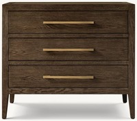 Table à tiroirs en chêne moderne Mobilier de chevet pour chambre à coucher Table de chevet artisanale Table de lit