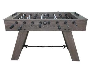 Mesa de Futbolito Profesional de Tamaño Estándar de 5 Pies, Color Gris Hierro, con Barra de Juego de Acero, 4 Balones de Fútbol - Product Image 2