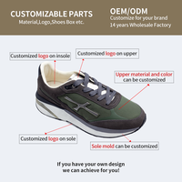 2025 personnalisé marque de luxe hommes à lacets baskets mode tendance en cuir véritable sport chaussures de course hommes chaussures décontractées