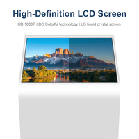 32-55 İnç Eğimli 4K IP55 Yer Tipi Kızılötesi Kapasitif Dokunmatik Ekranlı Kiosk Android/Windows İnteraktif Self Servis