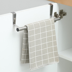 Bathroom Clothes Hanger Stainless Steel <strong>Towel</strong> <strong>Rail</strong> <strong>Over</strong> the <strong>Door</strong> <strong>Towel</strong> Rack Bar Hanger <strong>Over</strong> Kitchen Cabinet <strong>Door</strong> - Product Image 4