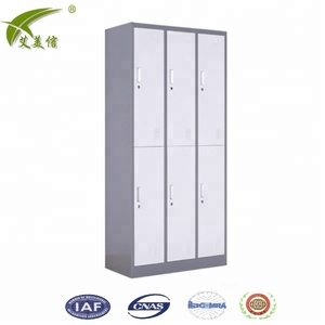 Mua sắm trực tuyến 3 cửa ký túc xá kim loại tủ quần áo locker mẫu thiết kế với gương bên trong thép 3 người quần áo almirah - Product Image 3