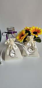 Bolsitas de Almacenamiento de Seda Satinada de Lujo, Pequeñas, 10*15cm, con Cierre de Cordón, Logotipo Personalizado, Diseño Geométrico, para Recuerdos de Boda, Joyería, Dulces y Regalos - Product Image 6