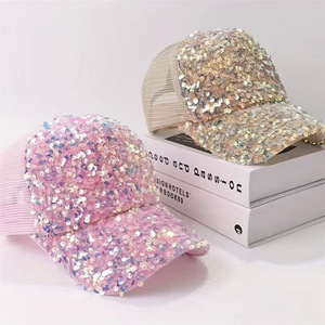 <span class=keywords><strong>Sequin</strong></span> Thời Trang Hat Màu Đen Màu Hồng Bling Snapback Trucker <span class=keywords><strong>Cap</strong></span> Đóng Cửa Mũ Bóng Chày <span class=keywords><strong>Sequin</strong></span> <span class=keywords><strong>Cap</strong></span> Cho Phụ Nữ - Product Image 2
