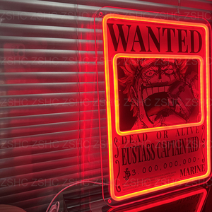 Venta caliente 3D UV impreso Anime neón decoración del hogar iluminación acrílico personalizado LED tablero de luz de neón para decoración de pared de fiesta - Product Image 4