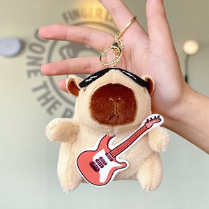 Neue süße Plüsch Wasser Capybara Meers chweinchen Schlüssel bund für Männer und Frauen Fransen Tasche Schlüssel bund Ring Anhänger Zubehör Großhandel - Product Image 6