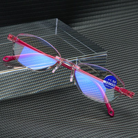 Nouveau design Lunettes de lecture sans cadre durables et élégantes anti-lumière bleue minces et belles à prix économique