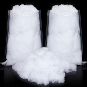 Önceden paketlenmiş fiber dolum çevre dostu yumuşak oyuncak dolum DIY polyester elyaf dolgu dacron polyfil topları fiber yastık doldurma - Product Image 2