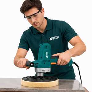 Truelle électrique Power Action CT380 850W, disque de 380 mm, 100 tr/min, machine à polir le plâtre mural, 220-240V - Product Image 2