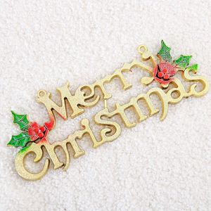 Breloque découpée en acrylique brillant <span class=keywords><strong>de</strong></span> luxe avec inscription Joyeux Noël pour la création <span class=keywords><strong>de</strong></span> bijoux DIY, projet artisanal, article <span class=keywords><strong>de</strong></span> célébration du Nouvel An - Product Image 3