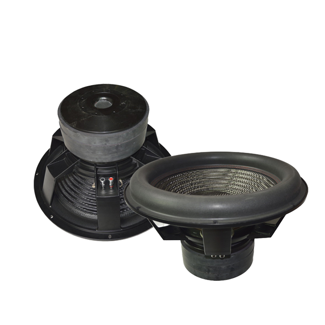 18-Inch SPL Dual Coil Car Subwoofer 12V DC 1000W-3000W Carbon Paper Cone Aluminium 18100-010 Audio Speaker for Cars