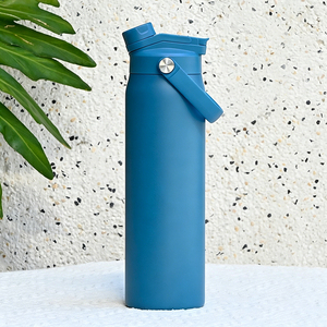 Stainless Steel Vacuum Insulated Tumbler 32oz Double Wall Minimalist Design Travel <b>Flask</b> With Lid Pastel Colors - Product Image 1