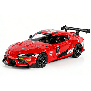1:32 Maßstab Toyo Ta <span class=keywords><strong>Supra</strong></span> GT4 Sportwagen mit Sound und Licht Kinderspielzeug Rückzieh-Modellauto Deko-Ornament Druckguss-Spielzeug - Product Image 1