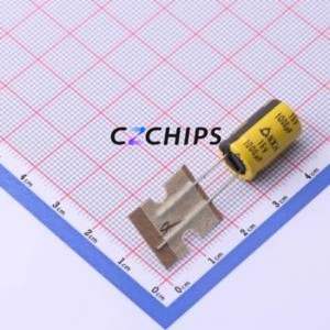 Condensador Electrolítico de Aluminio de Orificio Pasante NXH16V1000M10*16 5.0TP, Orificio Pasante, D10xL16mm 1000uF 20% 16V 1.76A-100kHz - Product Image 1